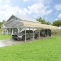 VersaTube 14x38x7 Steel Trusses & Panels Carport Kit (CM014380070)