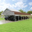 VersaTube 18x38x7 Steel Trusses & Panels Carport Kit (CM018380070) VersaTube 18x38x7 Steel Trusses & Panels Carport Kit (CM018380070)