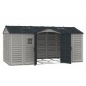 DuraMax 15x8 Apex Pro Storage Shed Kit w/ Double Doors (40216)