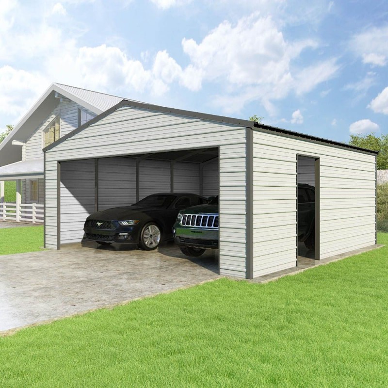 Versatube 20x21x9 Frontier Classic Steel Garage Kit (1082262)