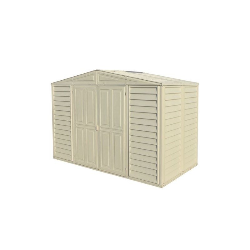 DuraMax 10.5x5 Woodbridge Vinyl Shed w/ Foundation (00283)