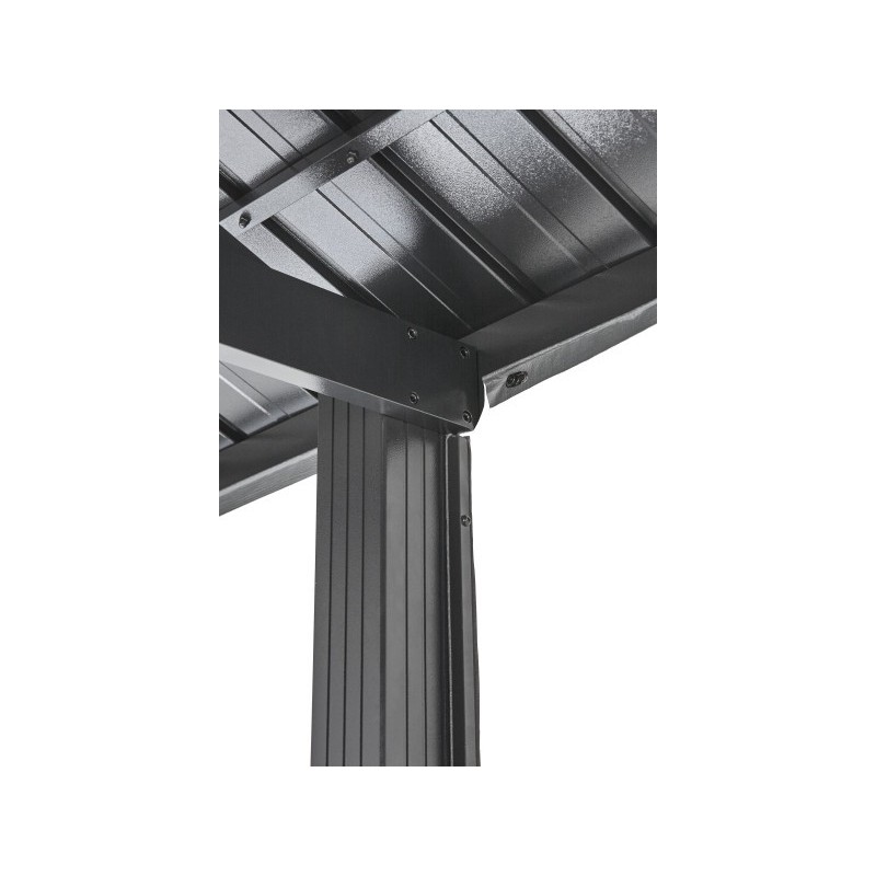 Sojag 12x20 Samara Steel Carport Kit - Dark Gray (500-9165838)