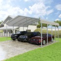 VersaTube 24x20x10 Classic Steel Carport Kit (CM224200100)