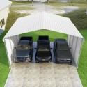 VersaTube 2-Sided 24x20x12 Classic Steel Carport Kit (CM324200120-NS0009)