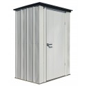 Spacemaker Patio Steel Storage Shed, 4x3, Flute Grey and Anthracite (PS43)