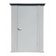 Spacemaker Patio Steel Storage Shed, 4x3, Flute Grey and Anthracite (PS43)
