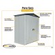 Arrow 6x3 Spacemaker Patio Steel Storage Shed (PS43)