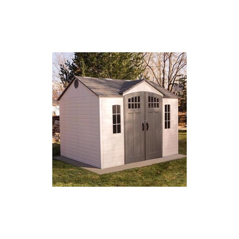 Lifetime 10x8 Plastic Outdoor Storage Shed (60333)