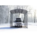 Arrow 14x20x14 Steel DIY Carport Kit - Eggshell (CPH142014)