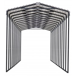 Arrow 14x42x14 DIY RV Carport Kit - Eggshell (CPH144214)