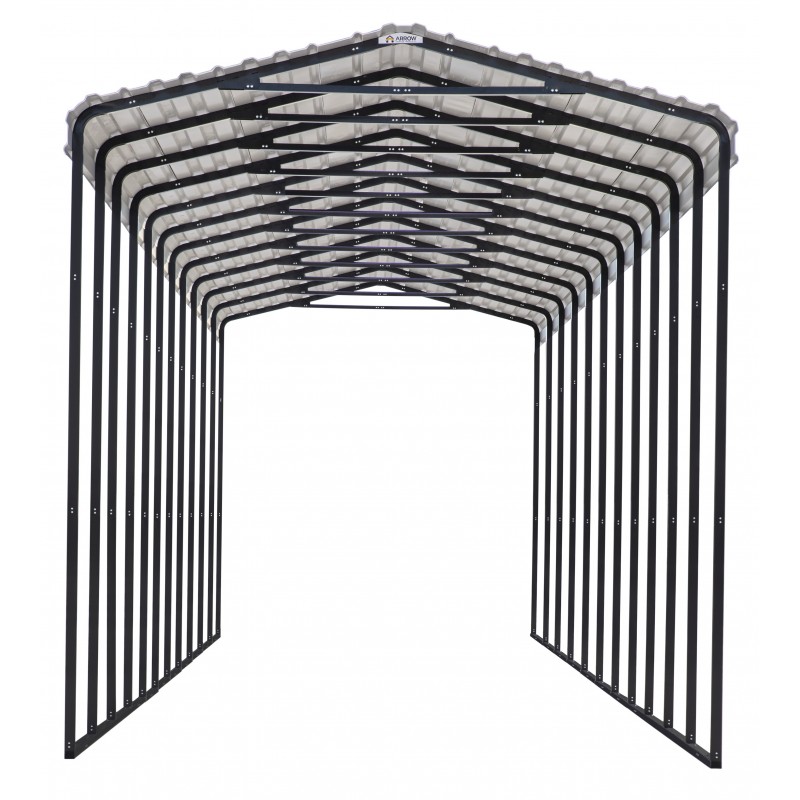 Arrow 14x42x14 DIY RV Carport Kit - Eggshell (CPH144214)