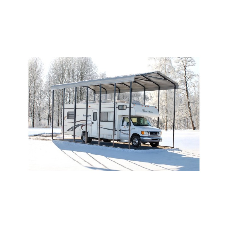Arrow 14x29x14 DIY RV Carport Kit - Eggshell (CPH142914)