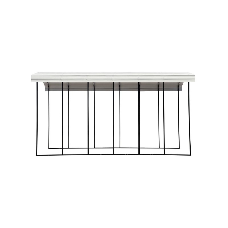 Arrow 14x29x14 DIY RV Carport Kit - Eggshell (CPH142914)