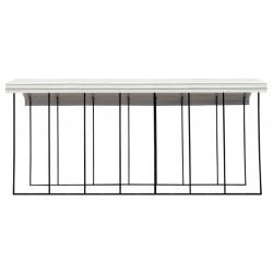Arrow 14x33x14 DIY RV Carport Kit - Eggshell (CPH143314)