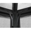 Palram Ledro 10x10 Steel Enclosed Gazebo Kit w/ Screen Doors - Gray (HG9191) Palram Ledro 10x10 Steel Enclosed Gazebo Kit w/ Screen Doors - Gray (HG9191)