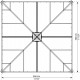 Palram Ledro 10x10 Steel Enclosed Gazebo Kit w/ Screen Doors - Gray (HG9191)