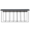 Arrow 14x33x14 DIY RV Carport Kit - Charcoal (CPHC143314)