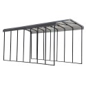 Arrow 14x33x14 DIY RV Carport Kit - Charcoal (CPHC143314)