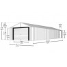 Arrow Vinyl Murryhill 14x31 Steel Prefab Storage Shed Kit (BGR1431FG) Arrow Vinyl Murryhill 14x31 Steel Prefab Storage Shed Kit (BGR1431FG)
