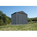 Arrow 8x6 Elite Steel Storage Shed Kit - Anthracite (EG86AN)