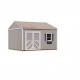 Handy Home Columbia 12x12 Pre-Cut Wood Shed Kit w/ Flexible Door locations (18215-0)