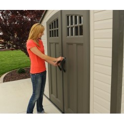 Lifetime Sheds 8x20 Plastic Storage Shed w/ 2 Windows (60120)