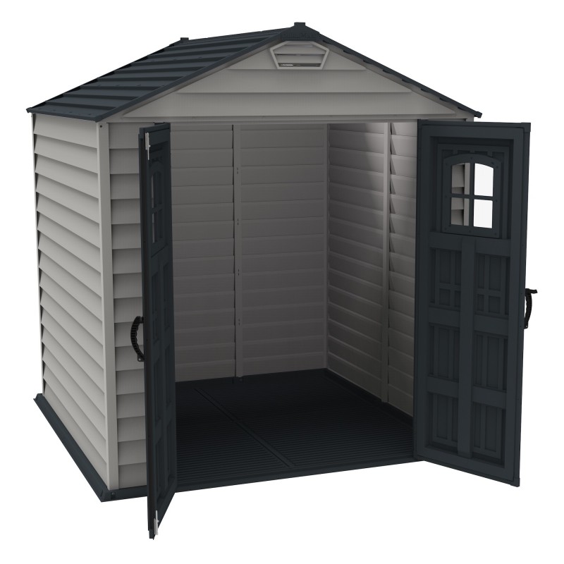 DuraMax 7x7 StoreMax Plus Vinyl Storage Shed Kit w/ Molded Floor (30325)