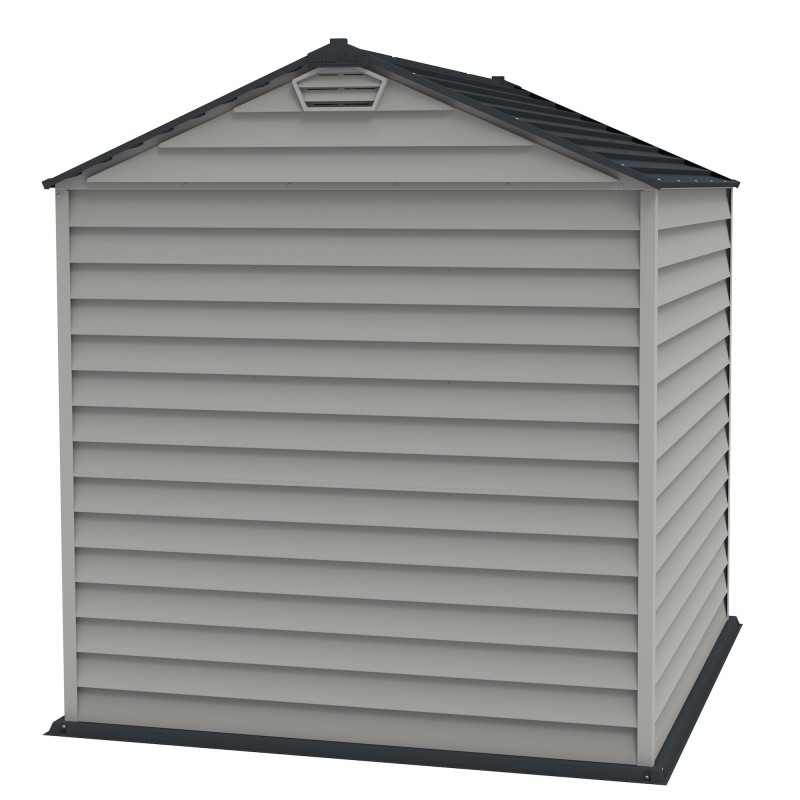 DuraMax 7x7 StoreMax Plus Vinyl Storage Shed Kit w/ Molded Floor (30325)