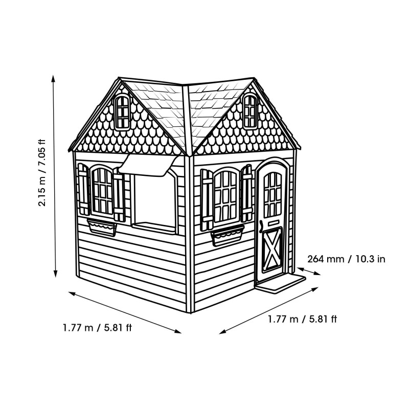 Lifetime Playhouse Kit (290980)