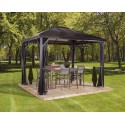 Sojag 10x10 Verona Aluminum Gazebo Kit - Dark Gray (310-9160727) Sojag 10x10 Verona Aluminum Gazebo Kit - Dark Gray (310-9160727)