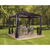 Sojag 10x10 Verona Aluminum Gazebo Kit - Dark Gray (310-9160727) Sojag 10x10 Verona Aluminum Gazebo Kit - Dark Gray (310-9160727)