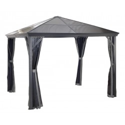 Sojag 10x12 Verona Aluminum Gazebo Kit - Dark Gray (312-9162868)
