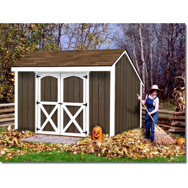 Best Barns Aspen 12x8 Wood Storage Shed Kit (aspen_128)