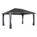 Sojag 12x16 Genova Aluminum Gazebo Kit - Dark Brown ( 500-9165852)