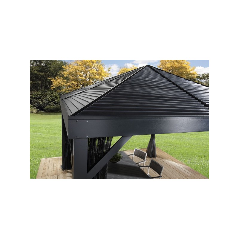 Sojag 12x12 South Beach Aluminum Gazebo Kit - Light Gray (500-8162769)