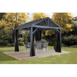 Sojag 12x12 South Beach I Aluminum Gazebo Kit - Light Gray (500-8162776)