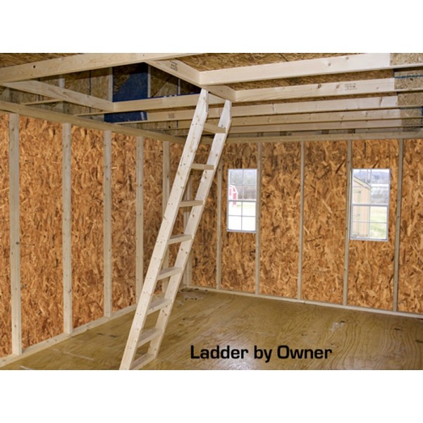 12x16 king post plan - timber frame hq