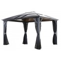 Sojag 10x12 Meridien Aluminum Gazebo Kit - Dark Gray (500-9162936) Sojag 10x12 Meridien Aluminum Gazebo Kit - Dark Gray (500-9162936)