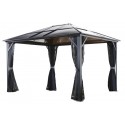 Sojag 10x12 Meridien Aluminum Gazebo Kit - Dark Gray (500-9162936)