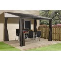 Sojag 10x12 Wall-Mounted Portland Gazebo Kit - Dark Brown (500-9165470)