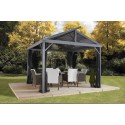 Sojag 10x10 Sanibel II Aluminum Gazebo Kit - Gray (500-8162851)