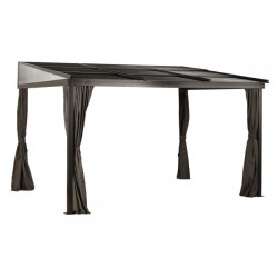 Sojag 10x12 Wall-Mounted Francfort Gazebo Kit - Dark Brown (500-9165241)