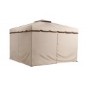 Sojag 10x10 Roma Steel Gazebo Kit - Beige and Brown (500-9165388) Sojag 10x10 Roma Steel Gazebo Kit - Beige and Brown (500-9165388)