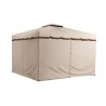 Sojag 10x10 Roma Steel Gazebo Kit - Beige and Brown (500-9165388) Sojag 10x10 Roma Steel Gazebo Kit - Beige and Brown (500-9165388)