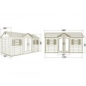 Lifetime 15' x 8' Garden Storage Shed (6446)