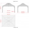 Sojag 12x14 Double Roof Mykonos II Gazebo Kit - Dark Gray (500-9165357) Sojag 12x14 Double Roof Mykonos II Gazebo Kit - Dark Gray (500-9165357)