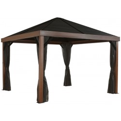 Sojag 12x12 Wood Finish Valencia Gazebo Kit (500-9166606)