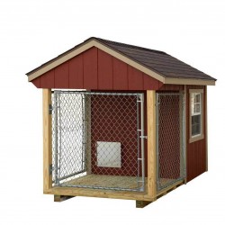 EZ-Fit 4x7 Wood Dog Kennel (ez_kennel47)