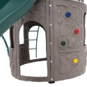 Lifetime Double Adventure Tower Playset with Monkey Bars - Earthtone (90966)