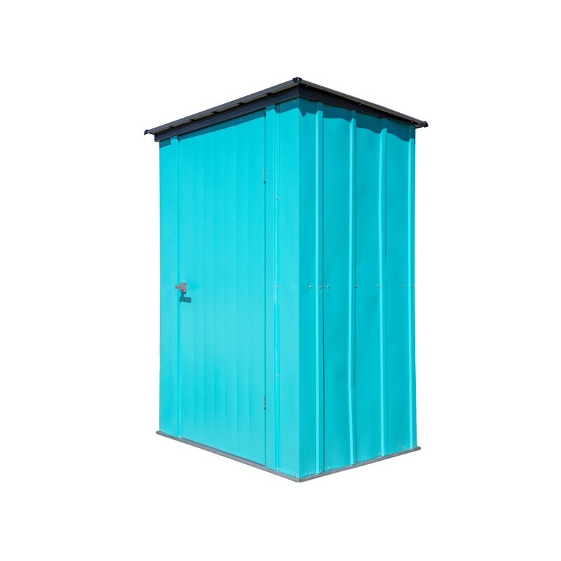 ShelterLogic 4x3 Spacemaker Steel Shed Kit - Teal and Anthracite (CY43T21)